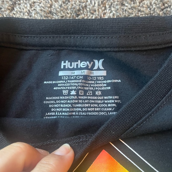 Boys Hurley Long Sleeve T-Shirt - Picture 3 of 5